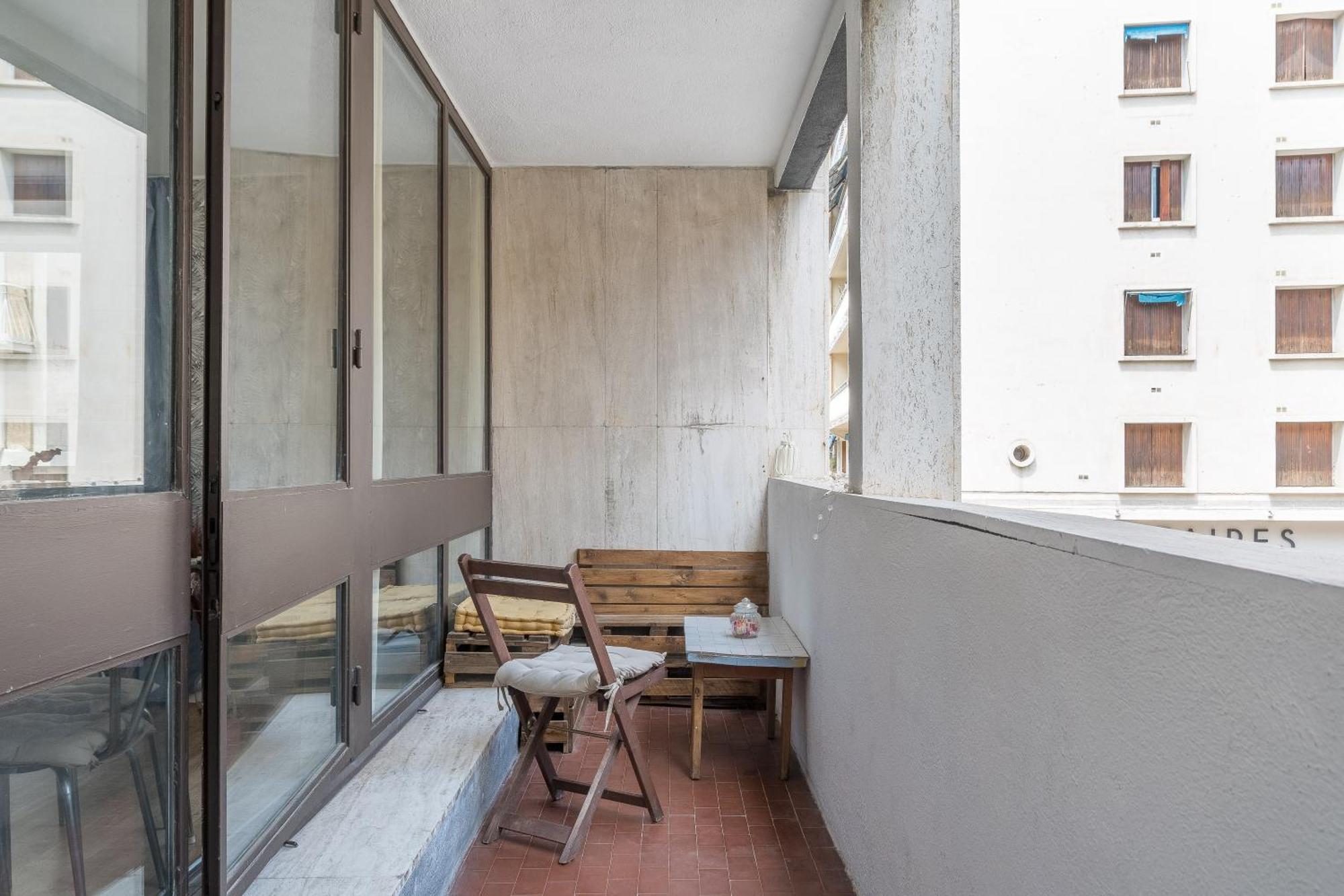 *Las Flores* Joli Studio Avec Balcon مارسيليا المظهر الخارجي الصورة
