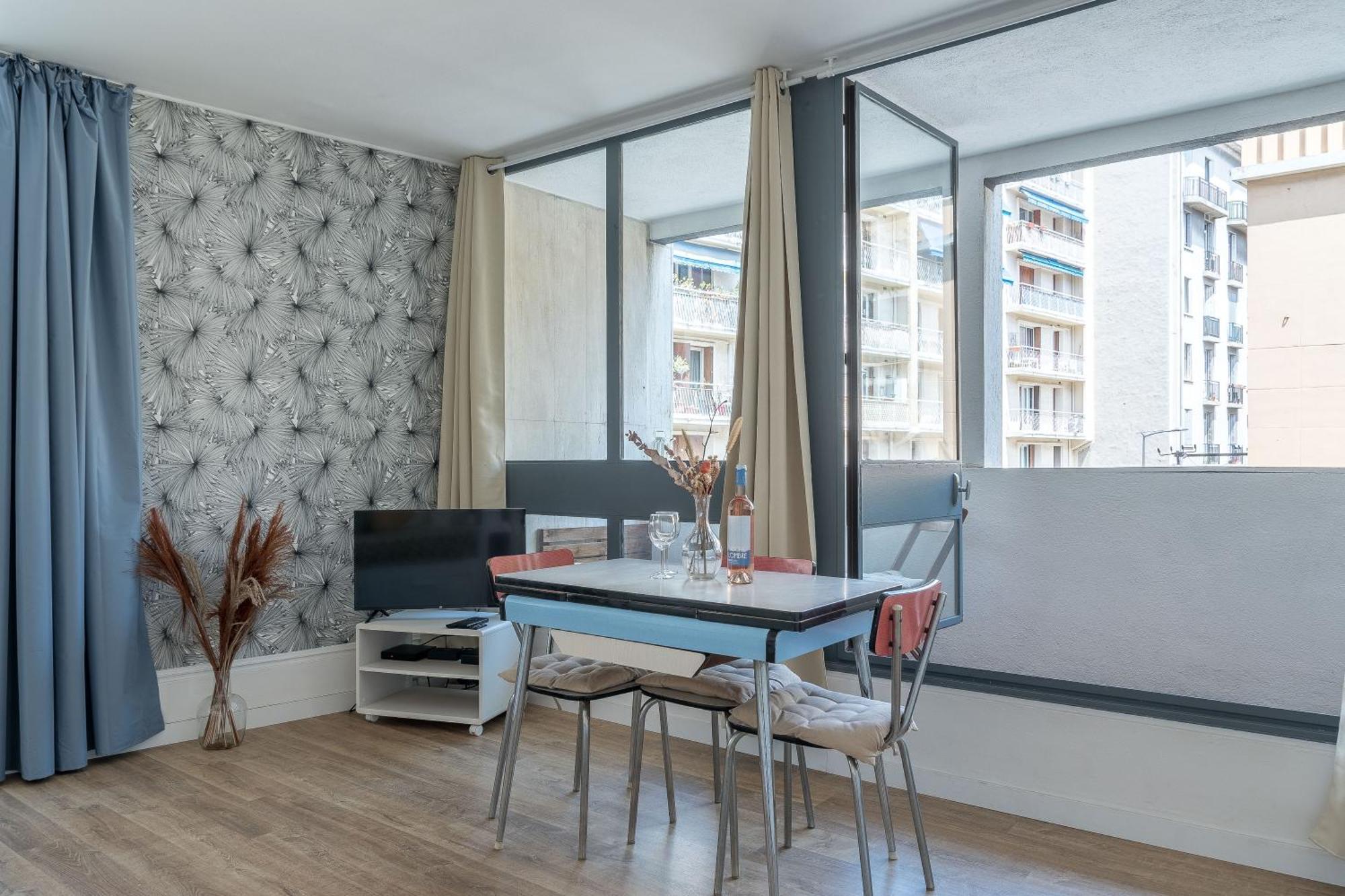 *Las Flores* Joli Studio Avec Balcon مارسيليا المظهر الخارجي الصورة