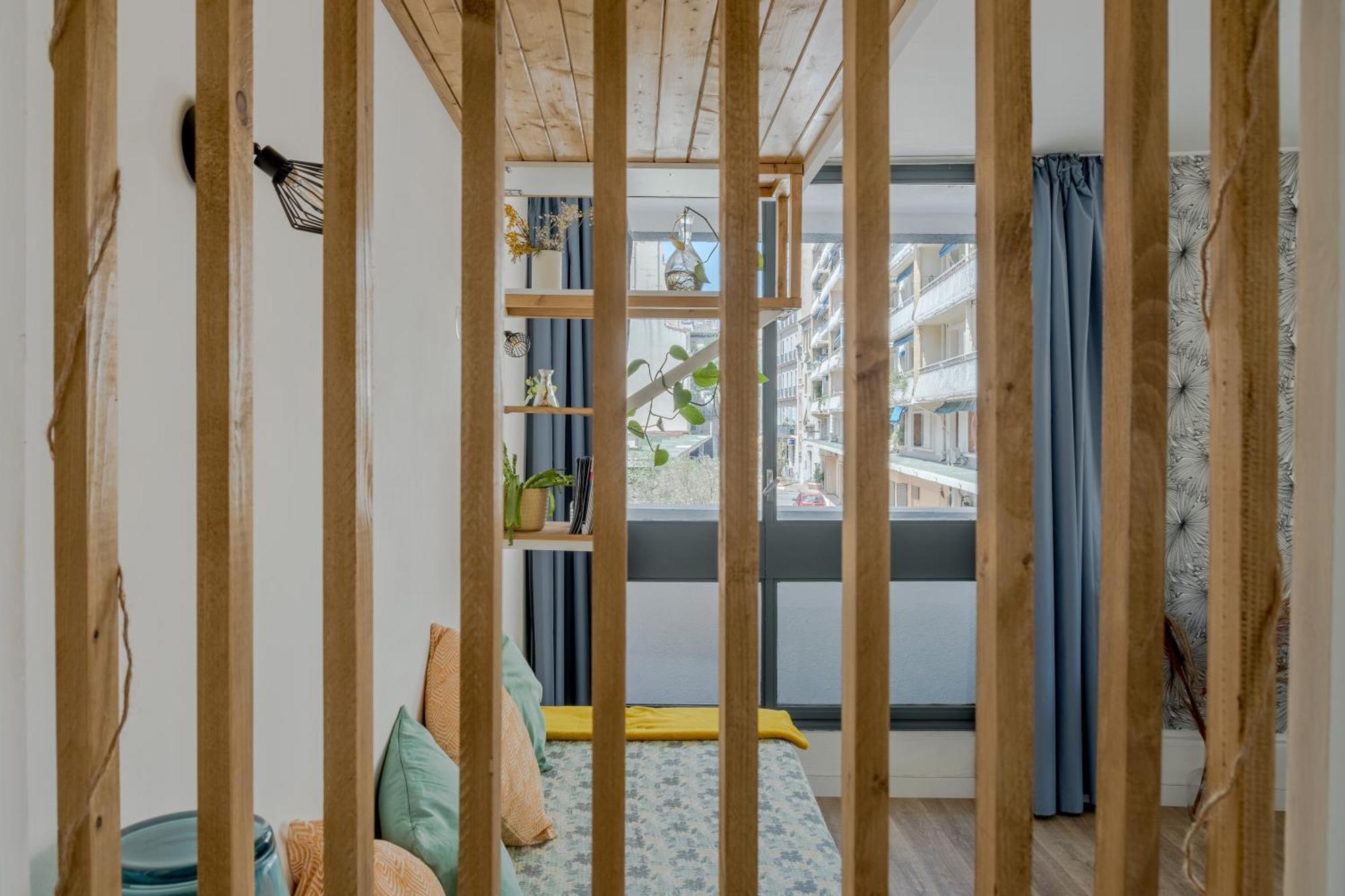*Las Flores* Joli Studio Avec Balcon مارسيليا المظهر الخارجي الصورة